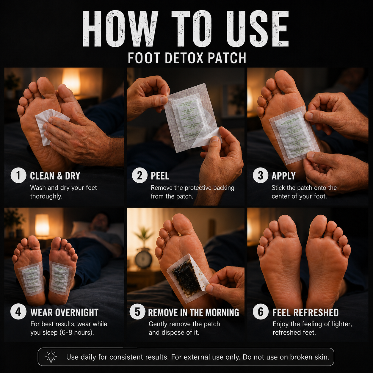 Detox Foot Patch Pack of 20